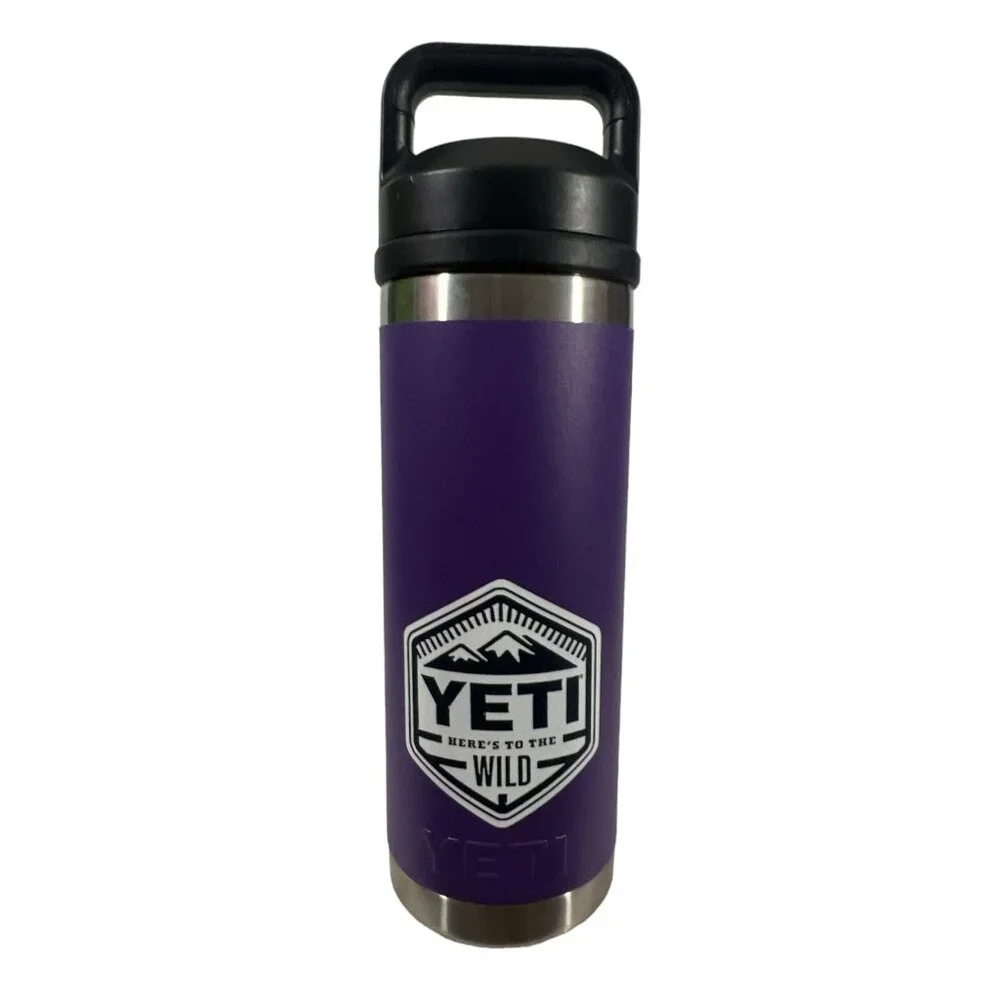 Yeti‎ Peak Purple 18 Oz Rambler Rare and hard to find!